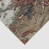 "Autumn Fairies" von Arthur Rackham Seidenpapier (Ausschnitt)