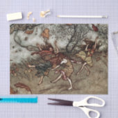"Autumn Fairies" von Arthur Rackham Seidenpapier (Handwerk)