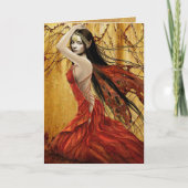 Autumn Fairy Card Karte (Vorderseite)
