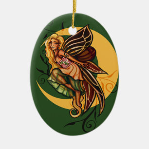 Autumn Fairy Keramik Ornament