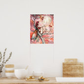 Autumn Fairy Moon Poster von Molly Harrison (Küche)