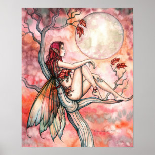 Autumn Fairy Moon Poster von Molly Harrison