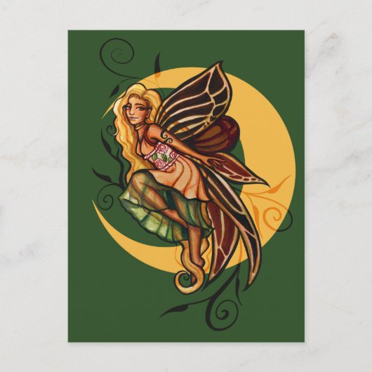 Autumn Fairy Postkarte (Vorderseite)