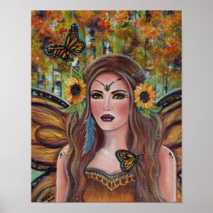 Autumn Fairy Queen von Renee Lavoie Poster