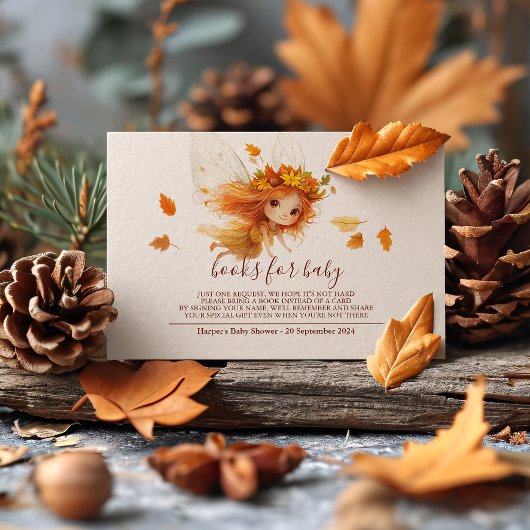 Autumn Fairy Woodland Begleitkarte