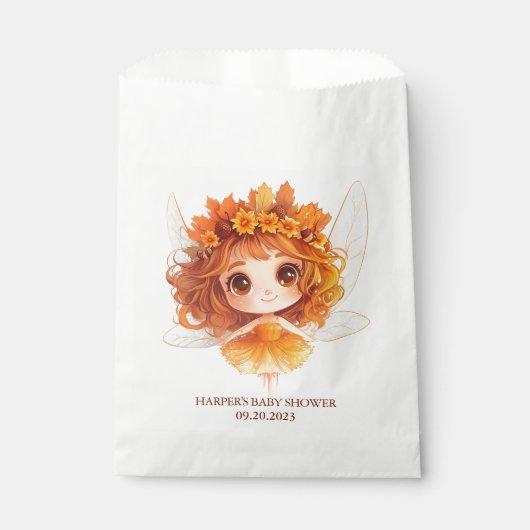 Autumn Fairy Woodland Geschenktütchen (Vorderseite)