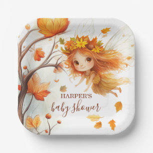 Autumn Fairy Woodland Pappteller