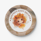 Autumn Fairy Woodland Pappteller (Vorderseite)