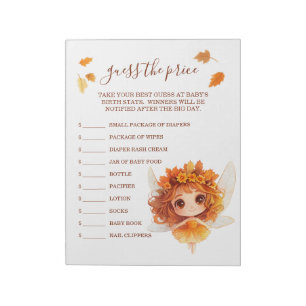 Autumn Fairy Woodland rät den Preis Notizblock