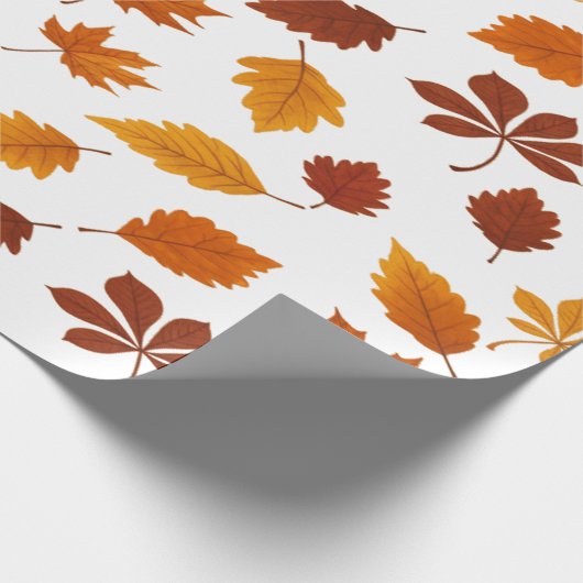 Autumn Fairytale Dreamy Fall Forest and Soft  Geschenkpapier (Ecke)