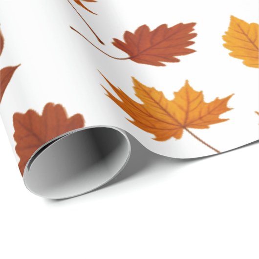 Autumn Fairytale Dreamy Fall Forest and Soft Geschenkpapier (Rolleneckpunkt)