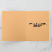 AUTUMN FALL BIRTHDAY GREETING CARD KARTE (Innenseite)