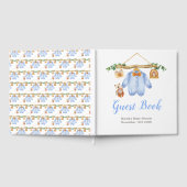 Autumn Fall Clothes Line Boy Baby Shower Gästebuch (Voll)