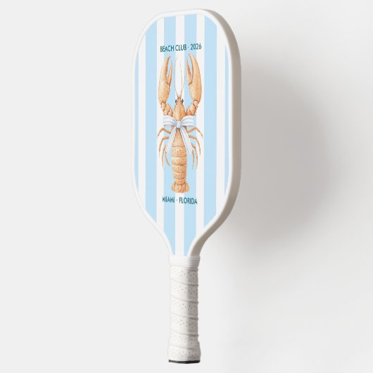 Autumn - Fall Coastal Chic Beach Club Pickleball Schläger (Links)