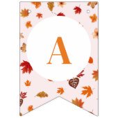 Autumn Fall Floral Happy Birthday Wimpelkette (Zweite Fahne)