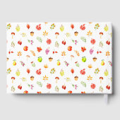 Autumn Fall Harvest Baby Shower Gästebuch (Rückseite)