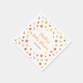 Autumn Fall Harvest Baby Shower Serviette (Ecke)