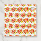 Autumn Fall Harvest Birthday Thank You Geschenkanhänger (Rückseite)