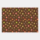 Autumn Fall Harvest Pattern Geschenkpapier Set (Vorderseite 2)