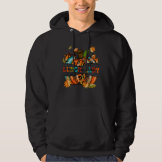 Autumn Fall Outfit Lunch Lady Thankful Grateful Bl Hoodie