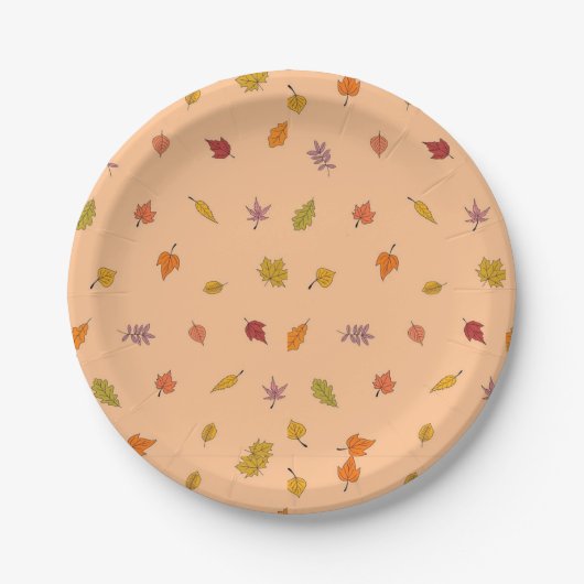 Autumn Fall   Pappteller (Vorderseite)