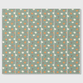 Autumn Fall Pumpkin Geschenkpapier (Flach)