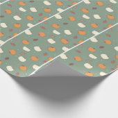 Autumn Fall Pumpkin Geschenkpapier (Ecke)