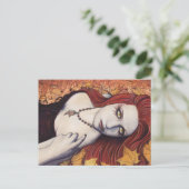 Autumn Fantasy Postcard Postkarte (Stehend Vorderseite)