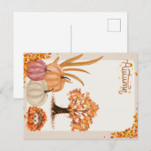 Autumn Feiertagspostkarte (Vorne/Hinten)