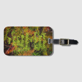 "Autumn Ferns" Gepäckmarke Gepäckanhänger (Vorderseite (Horizontal))