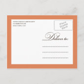 AUTUMN FLATWARE | PROBE DINNER INVITE EINLADUNGSPOSTKARTE (Rückseite)