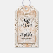 Autumn Floral Bevorzugung Geschenkanhänger (Vorderseite)