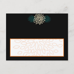 Autumn Floral Burst (Autumn Floral Burst) der schr Postkarte