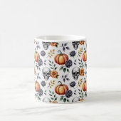 Autumn Floral Halloween Kaffeetasse (Mittel)