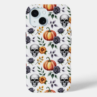 Autumn Floral Halloween Pattern Case-Mate iPhone Hülle
