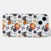 Autumn Floral Halloween Pattern Case-Mate iPhone Hülle (Rückseite (Horizontal))