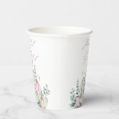 Autumn Floral Pumpkin Erntedank Pappbecher (Rechts)