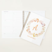 Autumn Floral Watercolor Boho Personalisiert Planer (Anzeige)