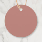 Autumn Floral Wedding Vielen Dank für Ihr Interess Geschenkanhänger (Rückseite)