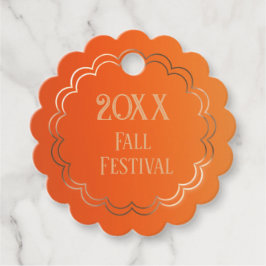 Autumn Florals Bevorzugung Tags Geschenkanhänger