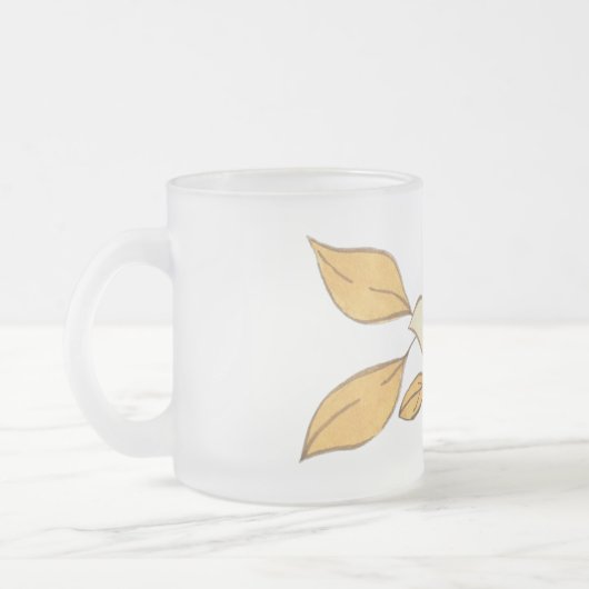 Autumn flower mattglastasse (Links)