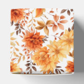 Autumn Flowers Favor Gift Box Geschenkschachtel (Oben)