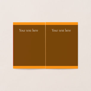 Autumn Foil Card Folienkarte
