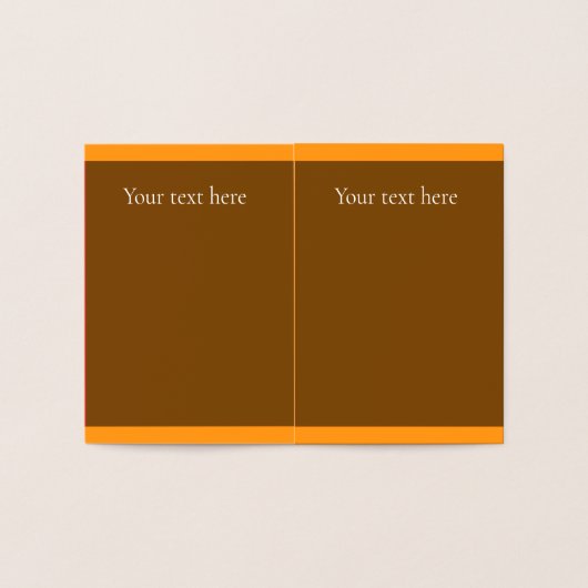 Autumn Foil Card Folienkarte (Innenseite)