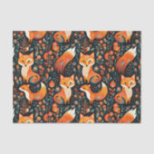 Autumn Forest Animal Fox Decoupage Paper Seidenpapier (Vorderseite)