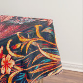 AUTUMN FOREST ANIMALS Hares,Pheasant,Red Floral Tischdecke (Beispiel)