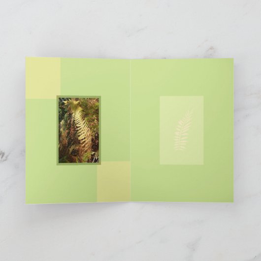 Autumn Forest Floor Karte (Innenseite)