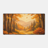 Autumn Forest Illustration Mouse Pad Schreibtischunterlage (Vorderseite)