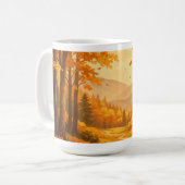 Autumn Forest Nature Mug Kaffeetasse (Vorderseite Links)