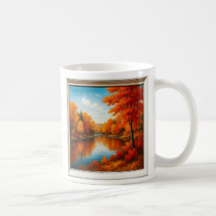 Autumn Forest Reflektionen Kaffeetasse